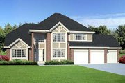 Traditional Style House Plan - 3 Beds 2.5 Baths 2674 Sq/Ft Plan #312-528 