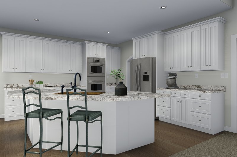 Architectural House Design - Interior - Kitchen for Traditional House Plan #1060-69 - 5 bed, 4.5 bath