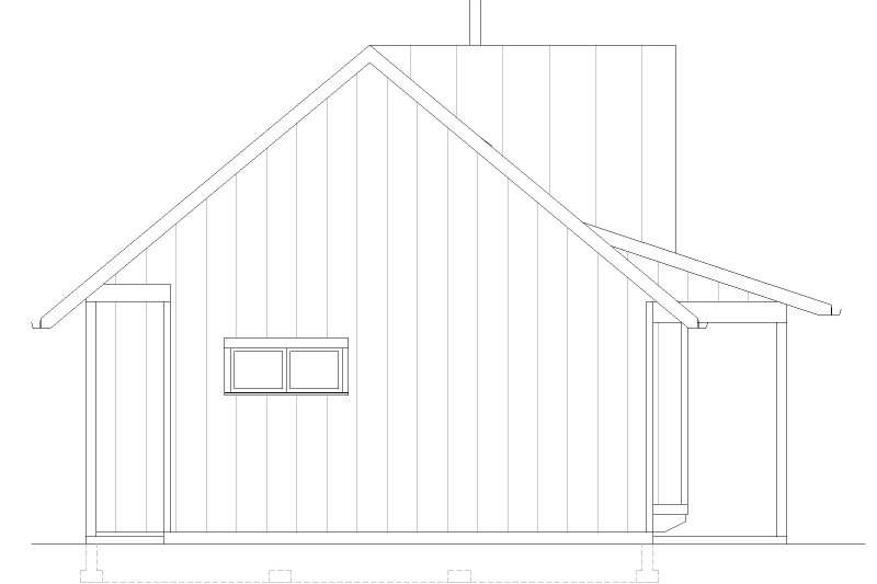 Home Plan - Exterior - Other Elevation 1 for Farmhouse House Plan #1105-16 - 2 bed, 2 bath