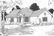 Traditional Style House Plan - 3 Beds 2.5 Baths 1970 Sq/Ft Plan #6-158 