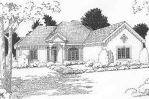 Traditional Exterior - Front Elevation Plan #6-158