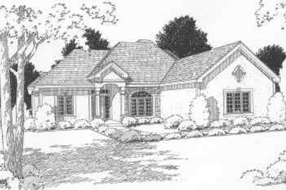 Exterior - Front Elevation for Traditional House Plan #6-158 - 3 bed, 2.5 bath