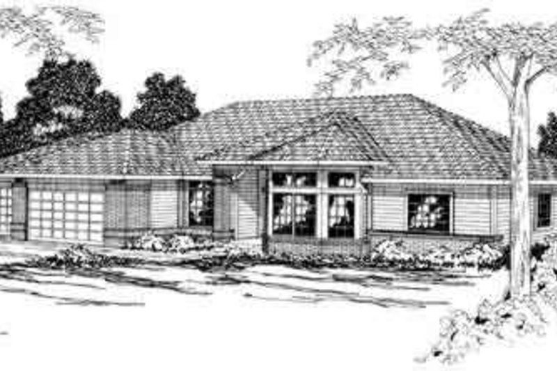 Dream House Plan - Modern Exterior - Front Elevation Plan #124-167