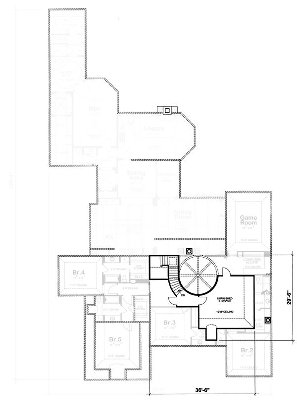 Dream House Plan - European Floor Plan - Other Floor Plan #20-2167