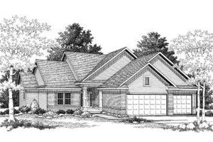 Traditional Exterior - Front Elevation Plan #70-775