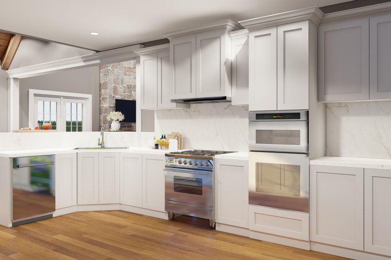 Home Plan - Interior - Kitchen 2 for Craftsman House Plan #17-2531 - 4 bed, 3 bath