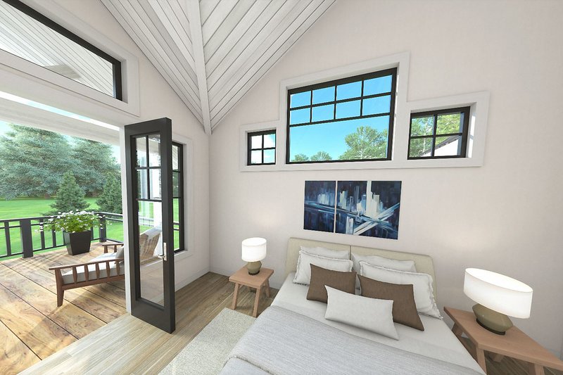 Dream House Plan - Interior - Master Bedroom for Craftsman House Plan #124-680 - 3 bed, 2.5 bath