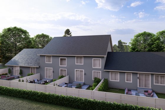 Exterior - Rear Elevation for Farmhouse House Plan #1060-321 - 10 bed, 10 bath