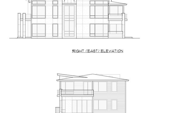 Exterior - Other Elevation 1 for Contemporary House Plan #1066-91 - 4 bed, 4.5 bath