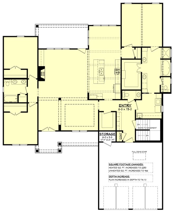 House Design - Ranch Floor Plan - Other Floor Plan #430-287