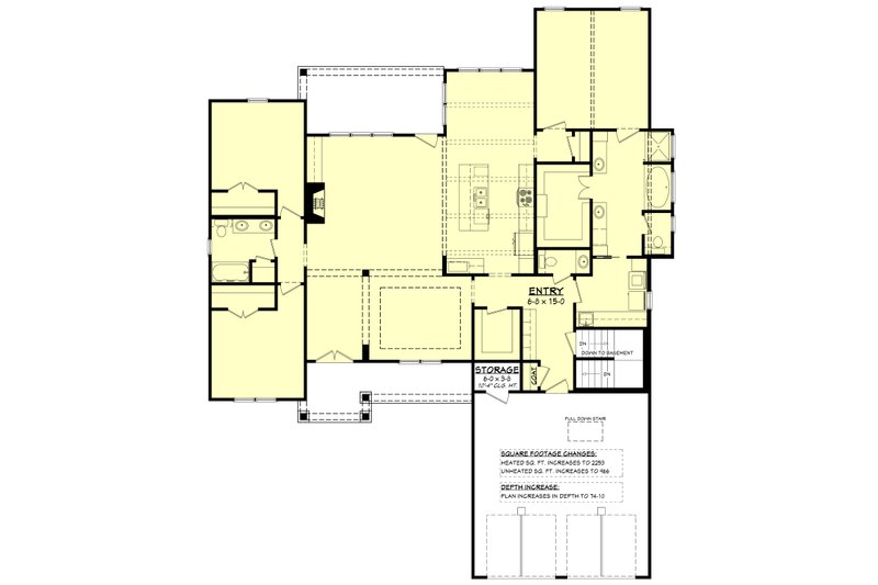 Architectural House Design - Floor Plan - Other Floor for Ranch House Plan #430-287 - 3 bed, 2.5 bath