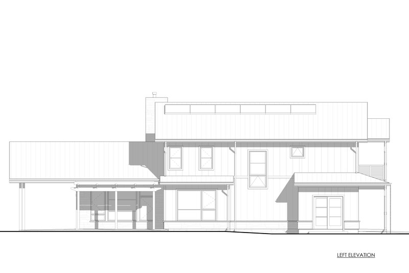 House Blueprint - Exterior - Other Elevation 1 for Farmhouse House Plan #1042-23 - 3 bed, 2.5 bath