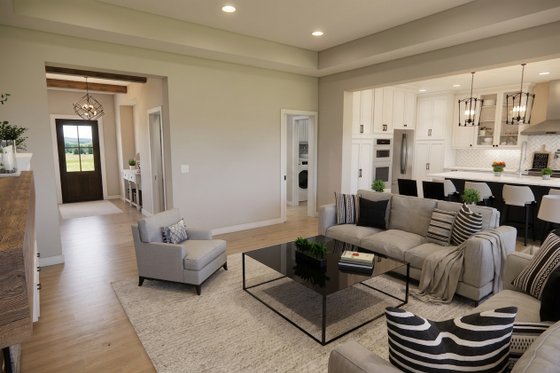 Interior - Family Room 2 for Farmhouse House Plan #51-1519 - 3 bed, 2.5 bath