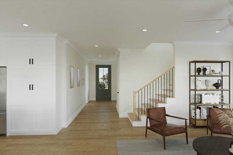 Dream House Plan - Interior - Entry 1 for Farmhouse House Plan #461-92 - 5 bed, 3.5 bath