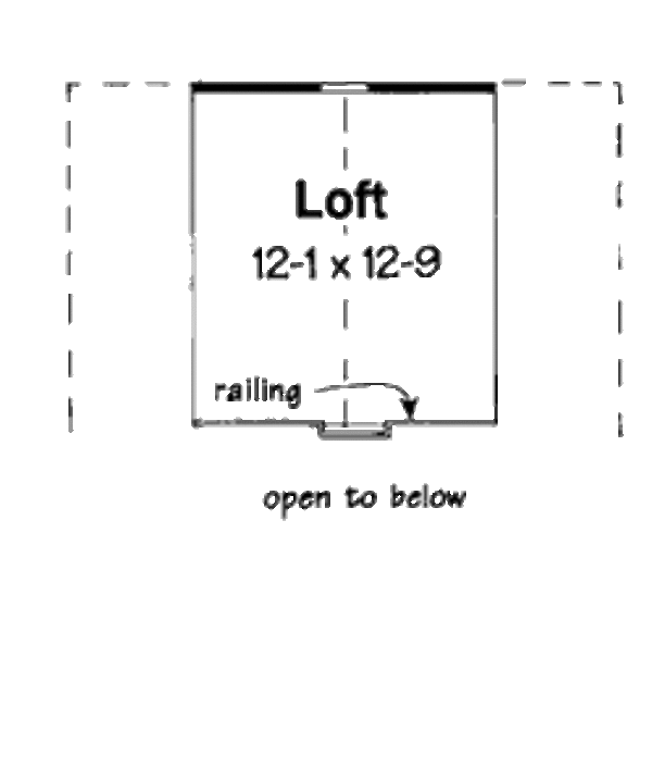 Floor Plan - Upper Floor Plan #312-544