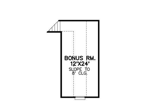 Floor Plan - Other Floor for Traditional House Plan #65-502 - 3 bed, 2 bath