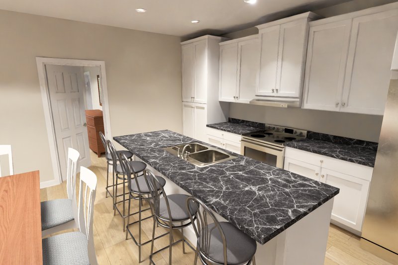Architectural House Design - Interior - Kitchen 1 for Cottage House Plan #513-2461 - 3 bed, 2 bath