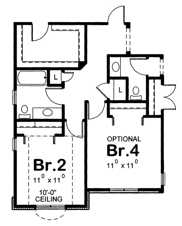 Home Plan - European Floor Plan - Other Floor Plan #20-1820
