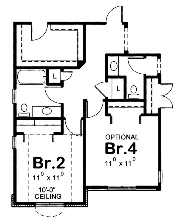 Dream House Plan - European Floor Plan - Other Floor Plan #20-1820