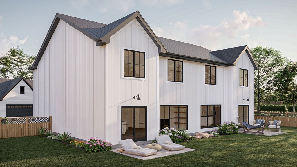Exterior - Other Elevation 1 for Modern House Plan #455-665 - 3 bed, 2.5 bath