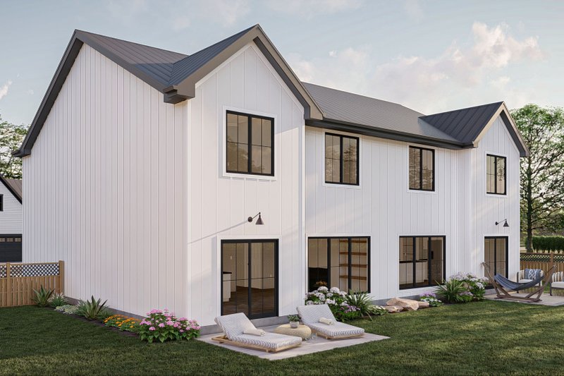 House Blueprint - Exterior - Other Elevation 1 for Modern House Plan #455-665 - 3 bed, 2.5 bath