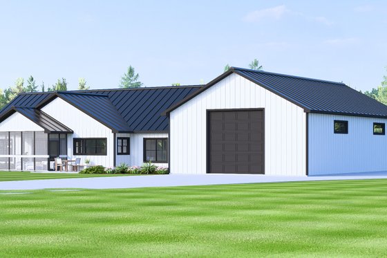 Exterior - Other Elevation for Ranch House Plan #1064-358 - 2 bed, 2.5 bath