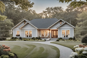 Farmhouse Style House Plan - 3 Beds 2 Baths 1531 Sq/Ft Plan #21-518 