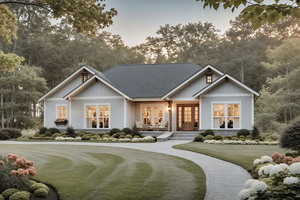 Farmhouse Exterior - Front Elevation Plan #21-518
