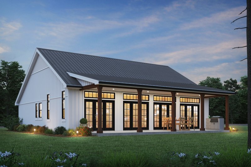 House Plan Design - Exterior - Front Elevation 3 for Farmhouse House Plan #48-1162 - 3 bed, 3.5 bath