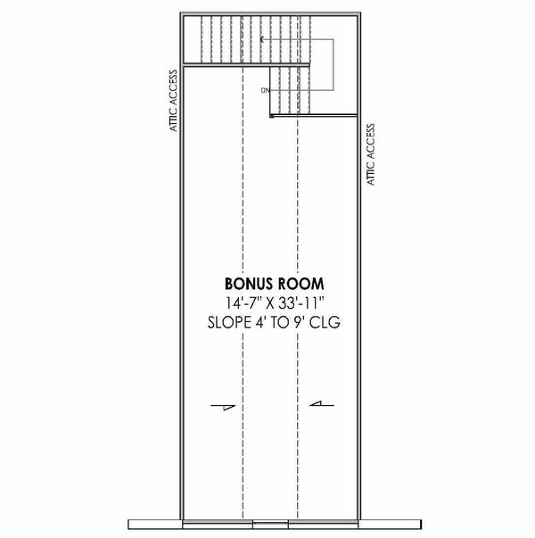Farmhouse Floor Plan - Upper Floor Plan #1096-151