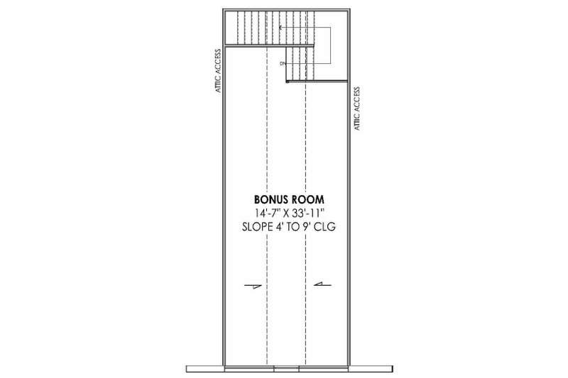Architectural House Design - Floor Plan - Upper Floor for Farmhouse House Plan #1096-151 - 4 bed, 3.5 bath