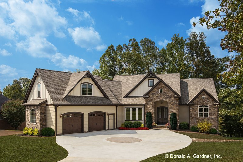 Dream House Plan - Exterior - Front Elevation 3 for Cottage House Plan #929-992 - 4 bed, 4 bath