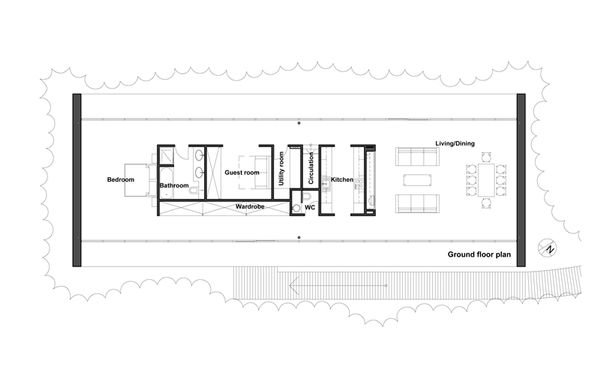 Modern Floor Plan - Main Floor Plan #520-4