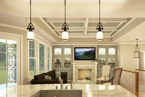 Interior - Family Room for Ranch House Plan #1010-212 - 3 bed, 2.5 bath