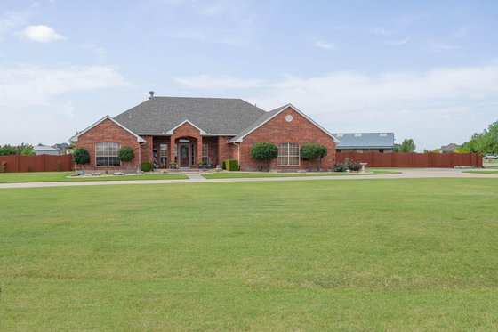 Exterior - Front Elevation for European House Plan #65-398 - 4 bed, 3 bath