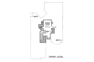 Floor Plan - Other Floor for Tudor House Plan #310-533 - 3 bed, 2 bath