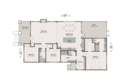 Craftsman Style House Plan - 3 Beds 2.5 Baths 1844 Sq/Ft Plan #461-53 