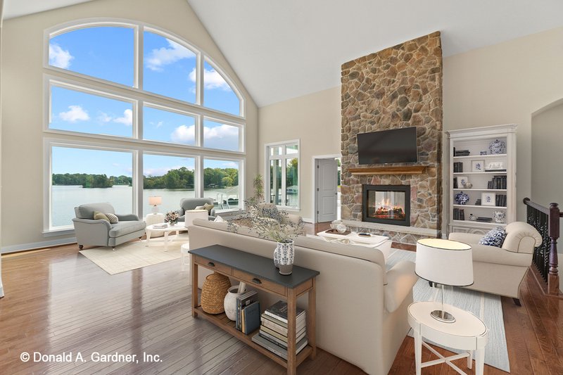 Home Plan - Interior - Family Room 1 for Country House Plan #929-649 - 5 bed, 4 bath