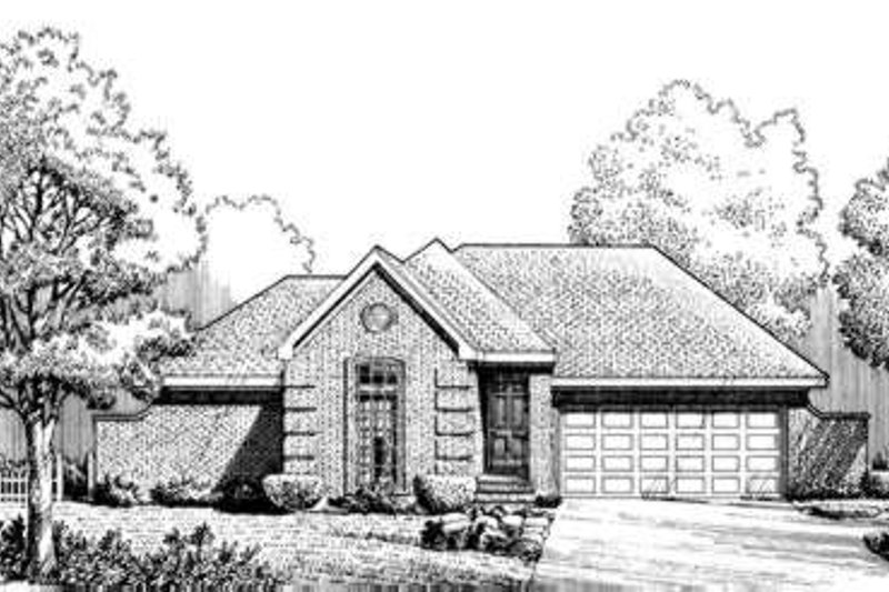 Architectural House Design - European Exterior - Front Elevation Plan #410-253