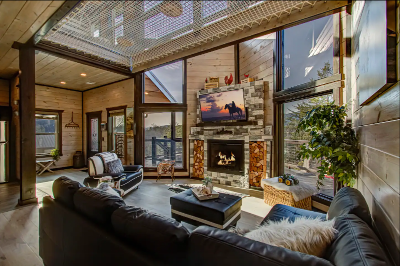 House Blueprint - Interior - Family Room for Traditional House Plan #123-117 - 2 bed, 2 bath