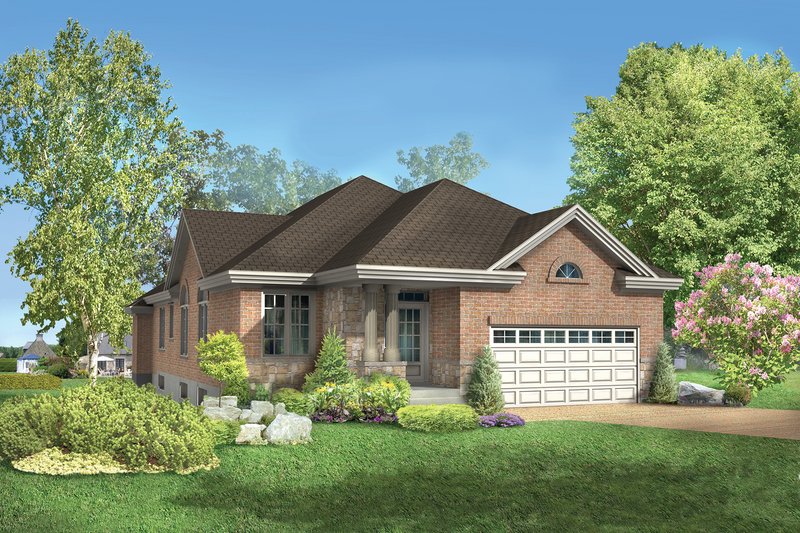 House Design - European Exterior - Front Elevation Plan #25-4618