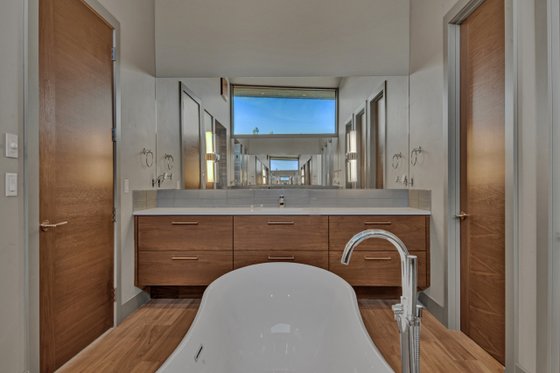 Exterior - Front Elevation 12 for Modern House Plan #892-36 - 4 bed, 3.5 bath