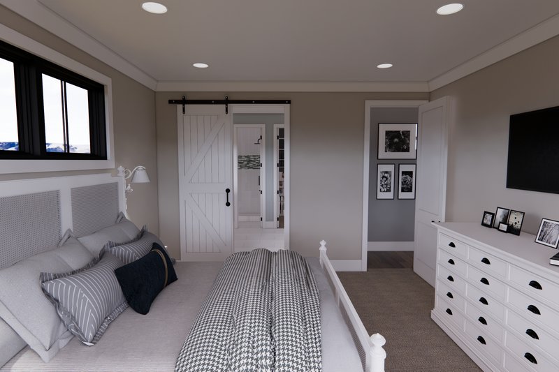 Home Plan - Interior - Master Bedroom 1 for Farmhouse House Plan #51-1324 - 4 bed, 3 bath