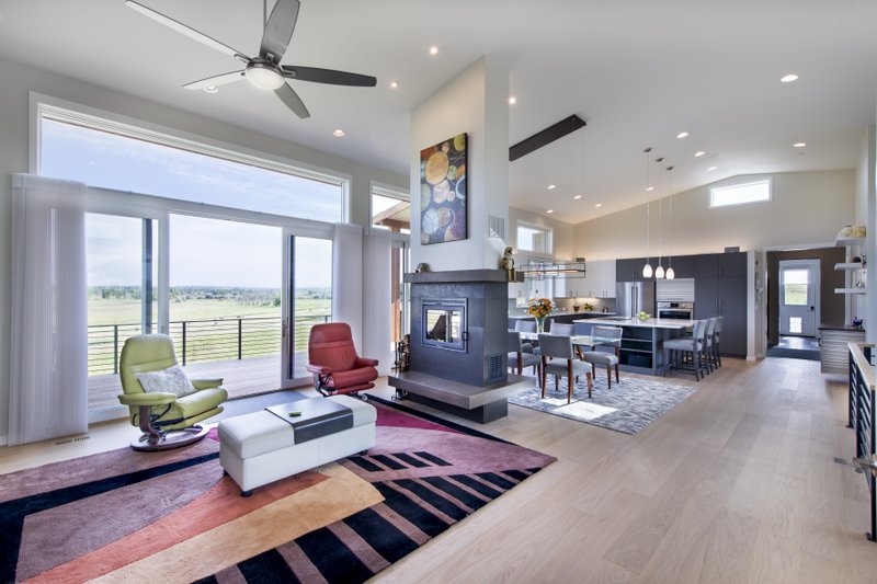 House Blueprint - Interior - Family Room 1 for Ranch House Plan #1042-26 - 3 bed, 3.5 bath