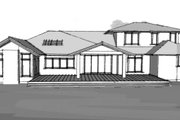 Ranch Style House Plan - 3 Beds 2.5 Baths 4193 Sq/Ft Plan #1101-55 Exterior 