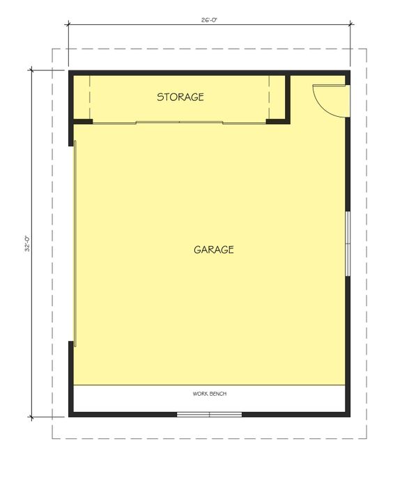 Ranch Floor Plan - Main Floor Plan #888-14