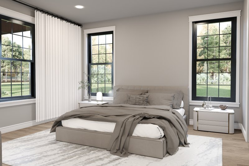 House Design - Interior - Master Bedroom for Farmhouse House Plan #932-1195 - 3 bed, 3.5 bath