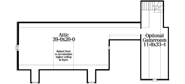 Architectural House Design - Colonial Floor Plan - Other Floor Plan #406-129