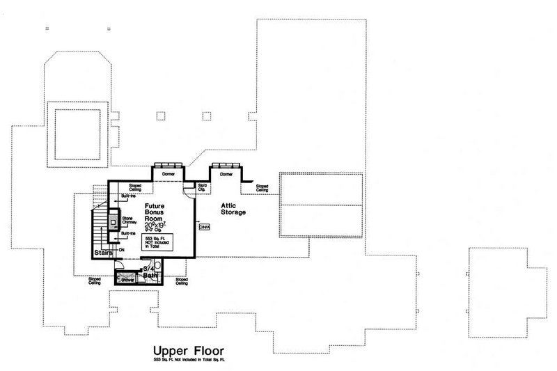 Dream House Plan - Optional Bonus Level