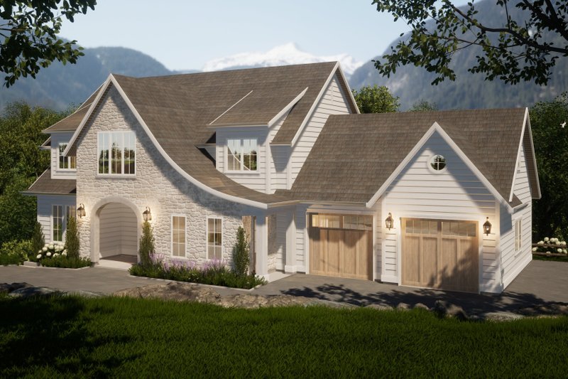 Home Plan - Photo 1 for European House Plan #1086-26 - 3 bed, 2.5 bath